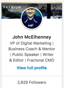 John McElhenney on LinkedIn